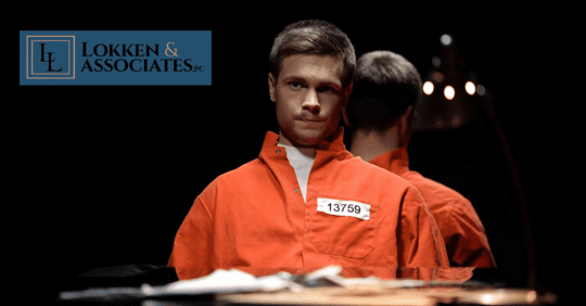 Convict in orange jumpsuit